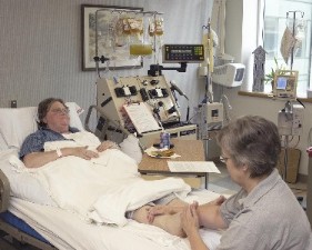 Massage in the hospital setting